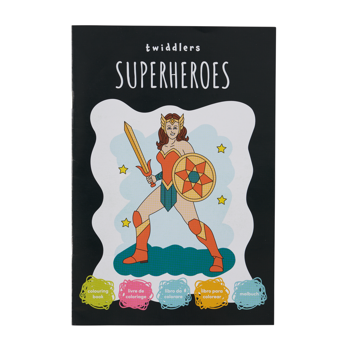 Superhero Colouring Books Including Crayons & Stickers