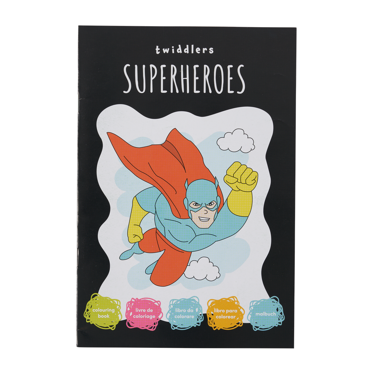 Superhero Colouring Books Including Crayons & Stickers