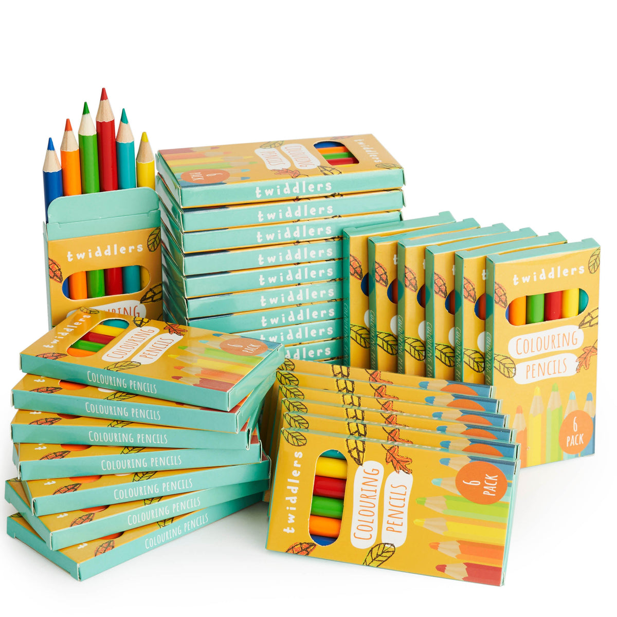 Colouring Pencils (Packs of 6) – Mini