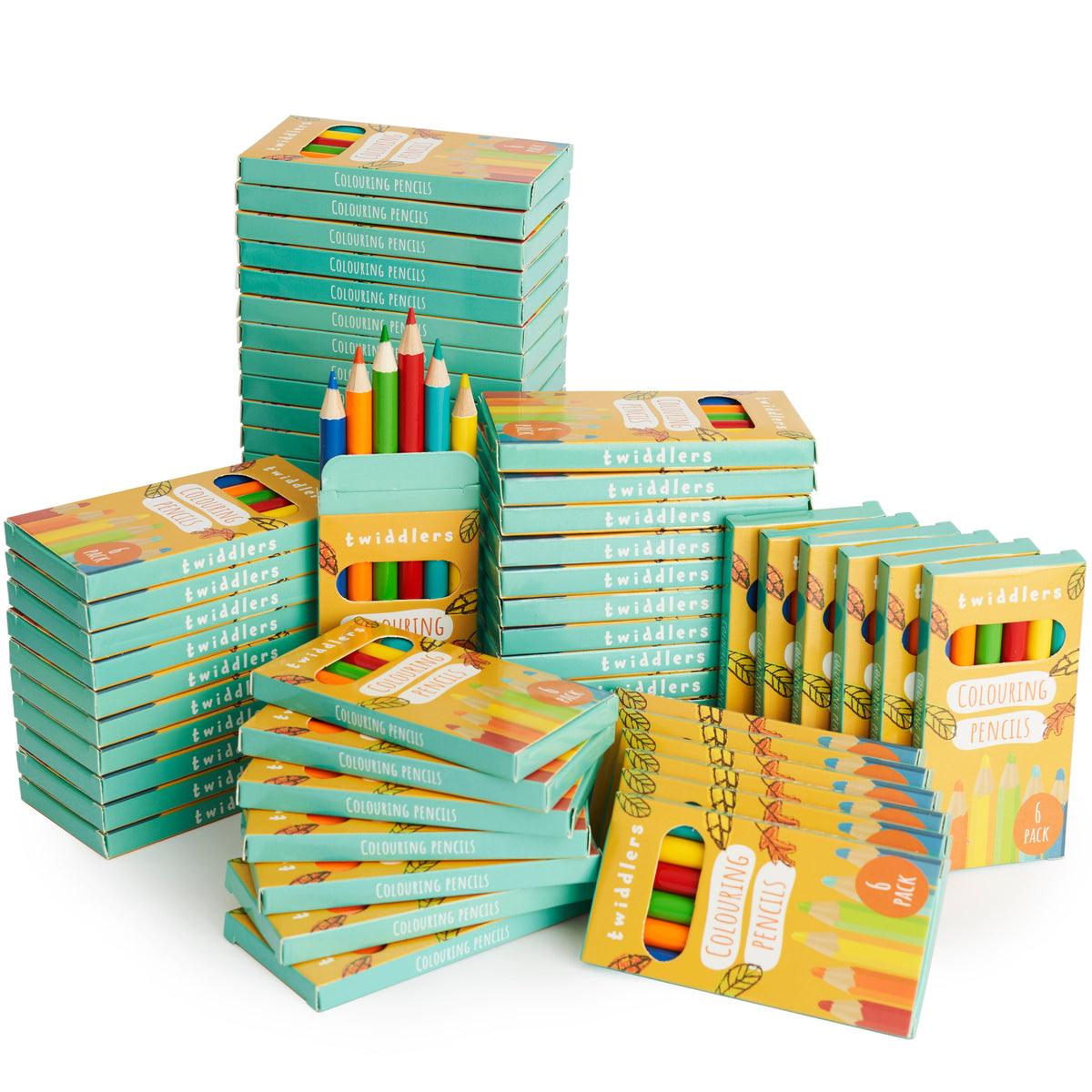 Colouring Pencils (Packs of 6) – Mini