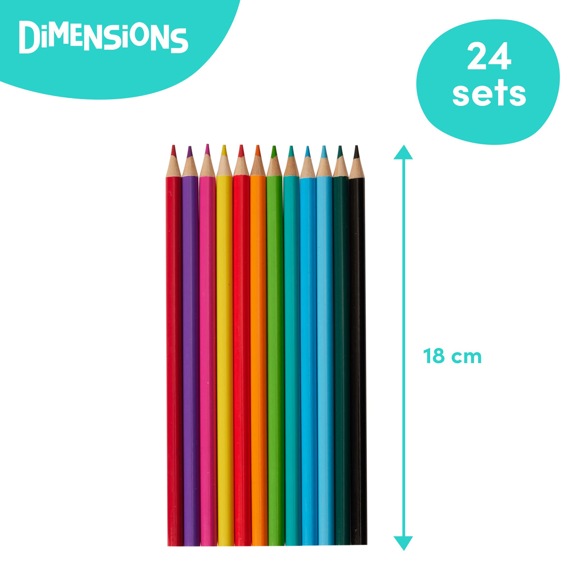 Colouring Pencils (Packs of 12) Set