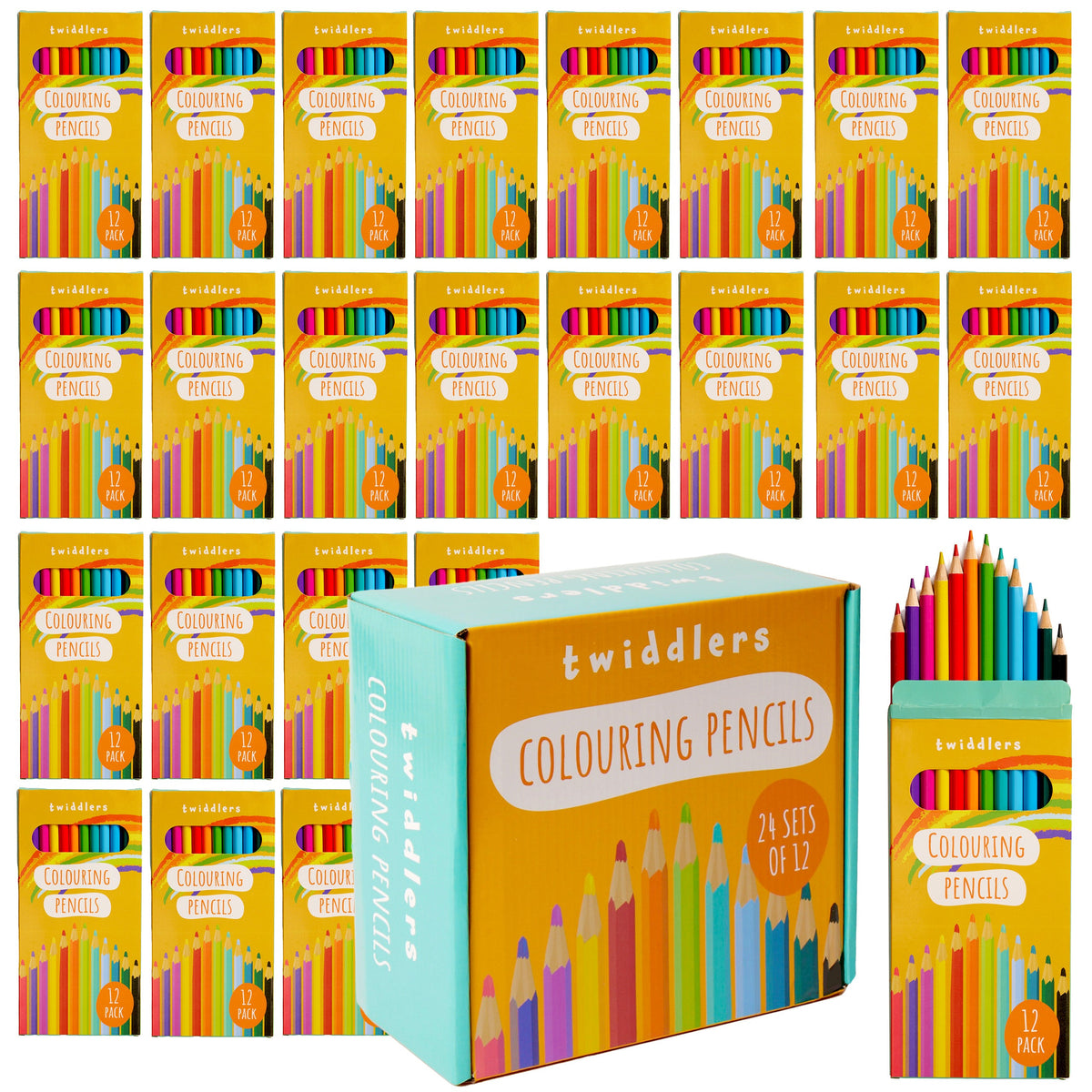 Colouring Pencils (Packs of 12) Set