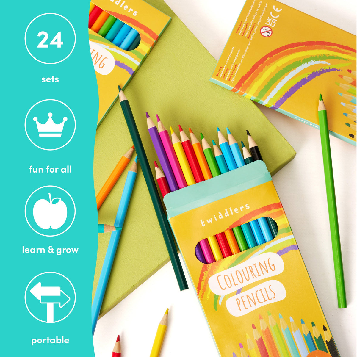 Colouring Pencils (Packs of 12) Set
