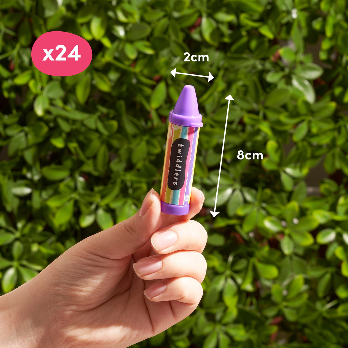 Crayon Shaped Bubble Wands Set