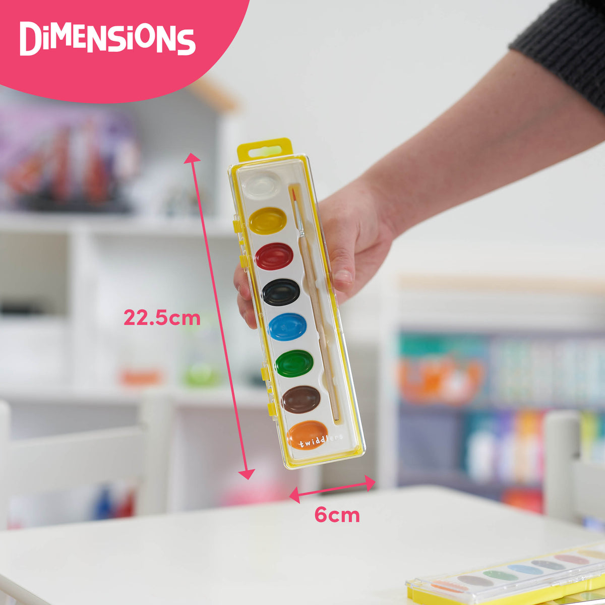 Watercolour Paint Palette Sets Including Brushes