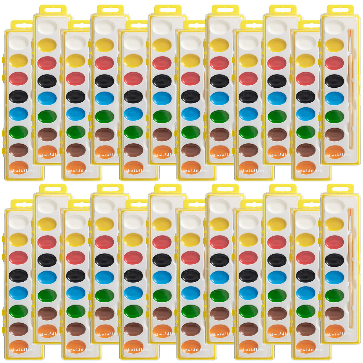 Watercolour Paint Palette Sets Including Brushes