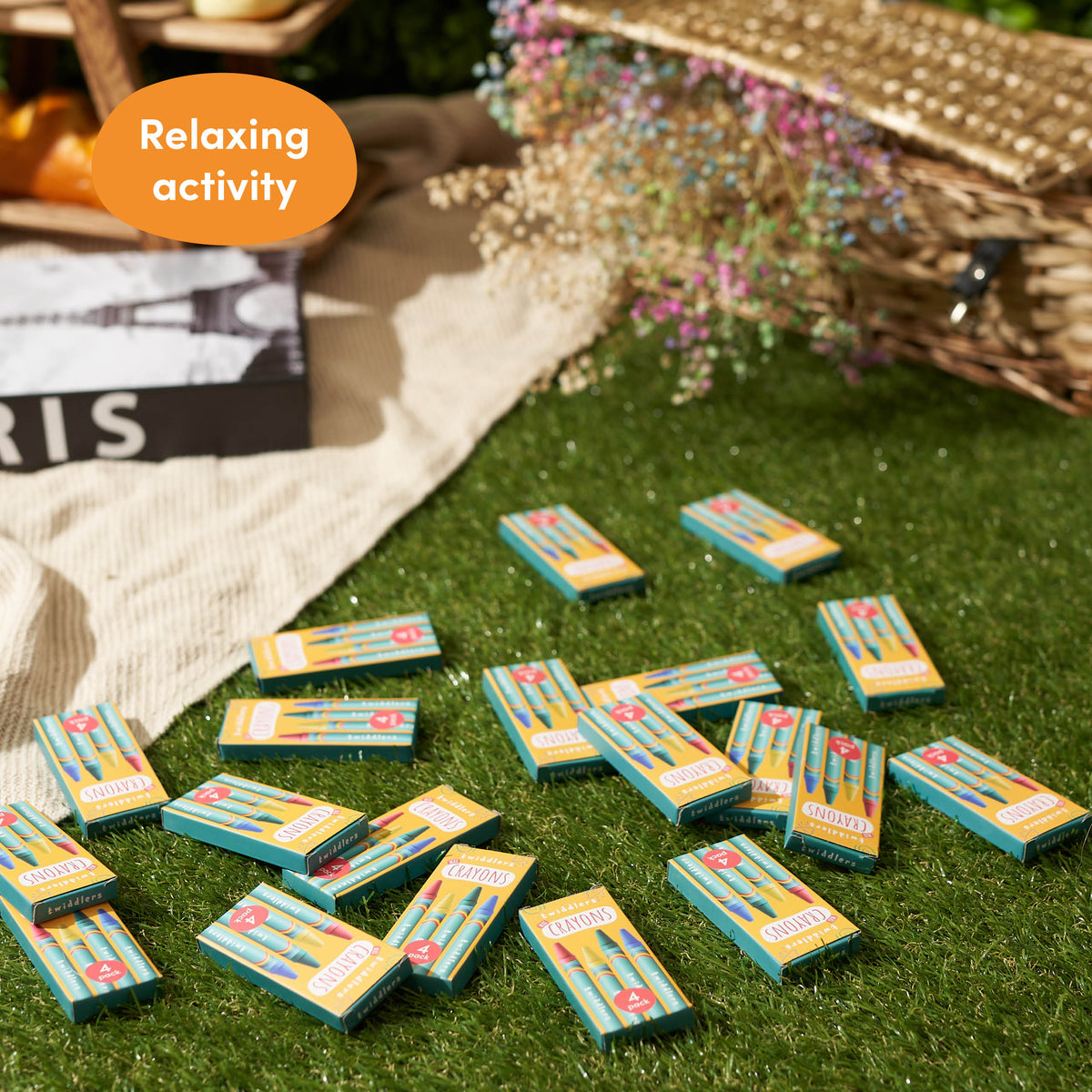 Wax Colouring Crayons (Packs of 4) – Mini