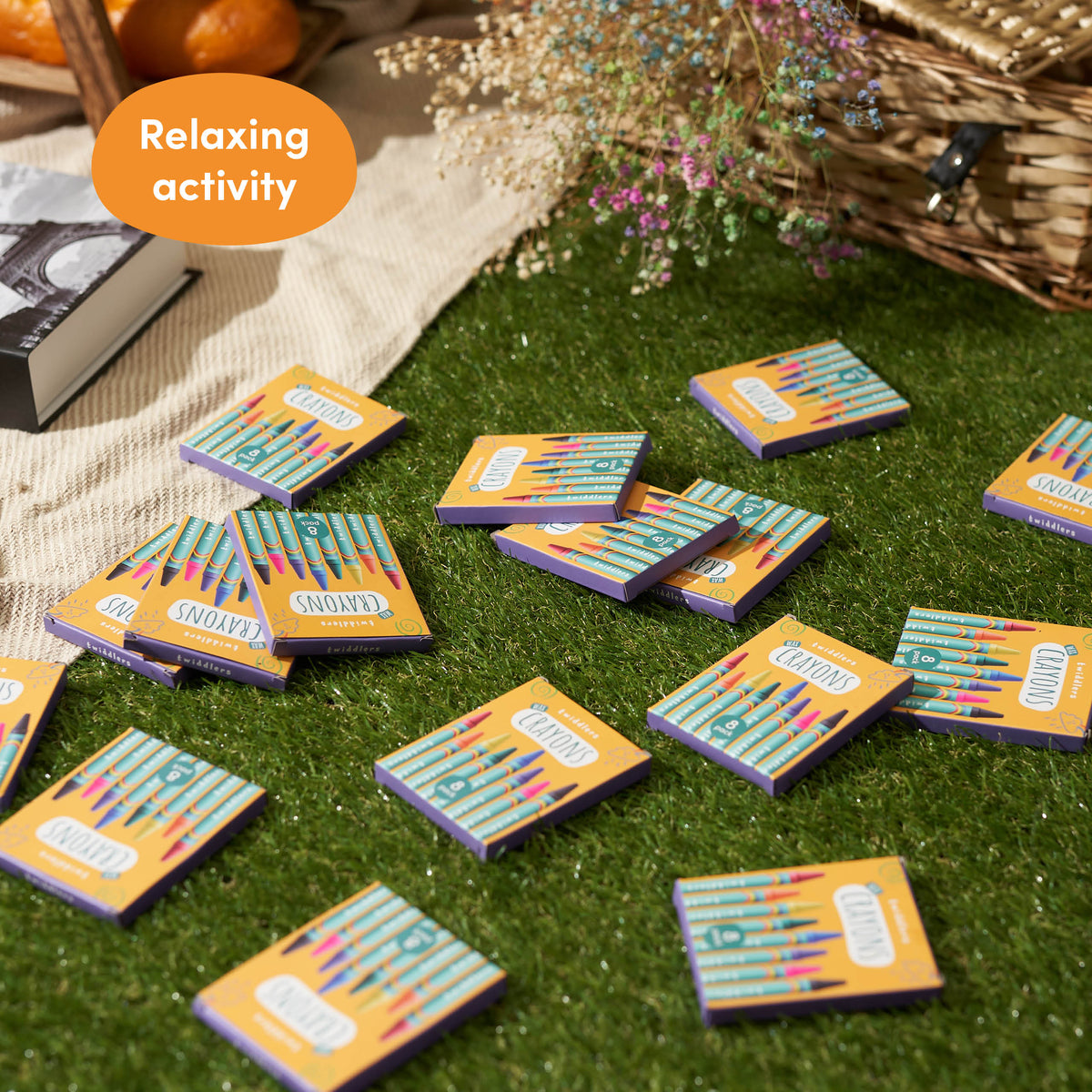 Wax Colouring Crayons (Packs of 8) Set