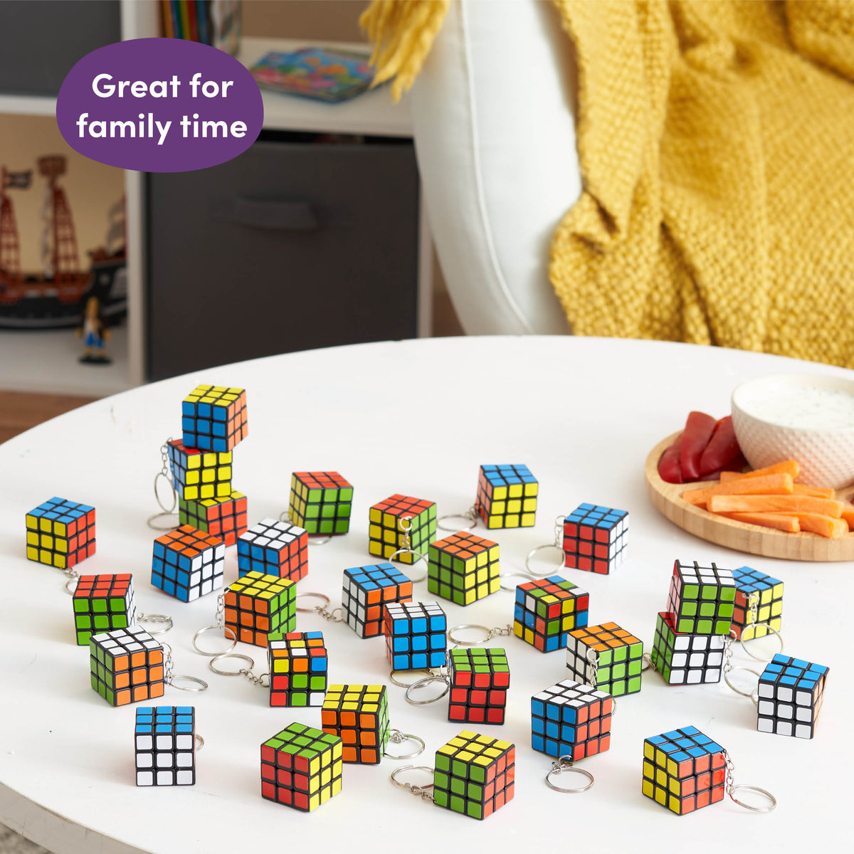 Puzzle Speed Cube Keyrings – Mini