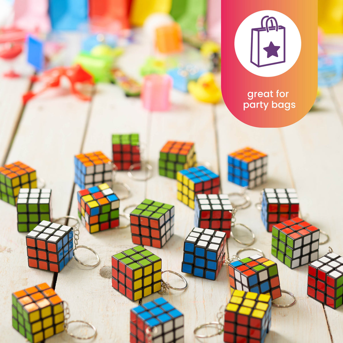 Puzzle Speed Cube Keyrings – Mini
