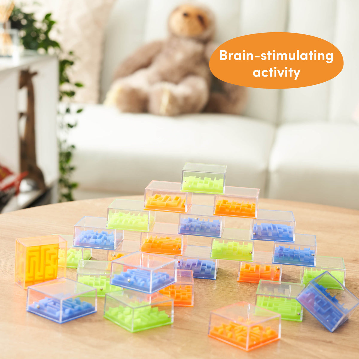Glowing UV Reactive Mini Puzzles Set