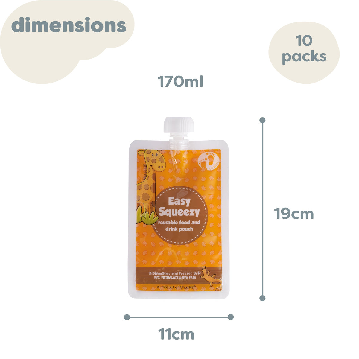 Baby Food Pouches – Reusable