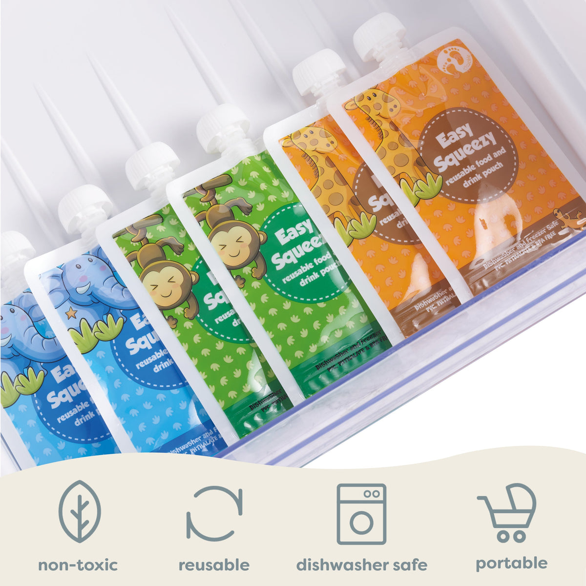 Baby Food Pouches – Reusable