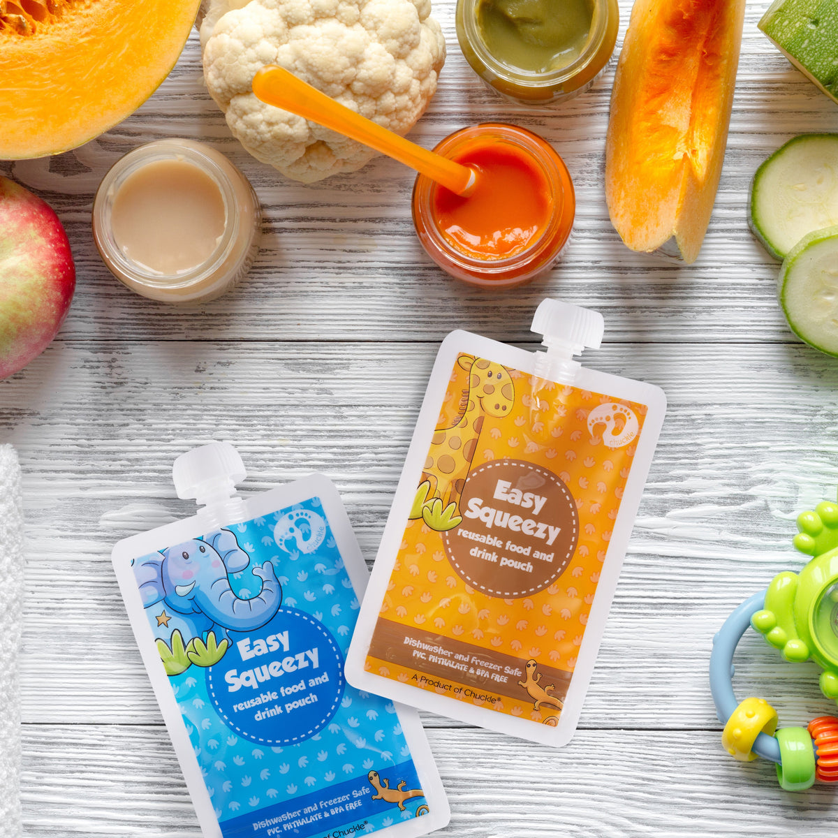 Baby Food Pouches – Reusable