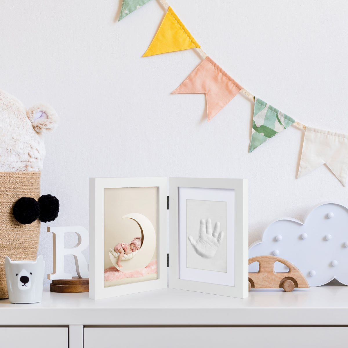 Baby Hand & Foot Print Frame Kit Set