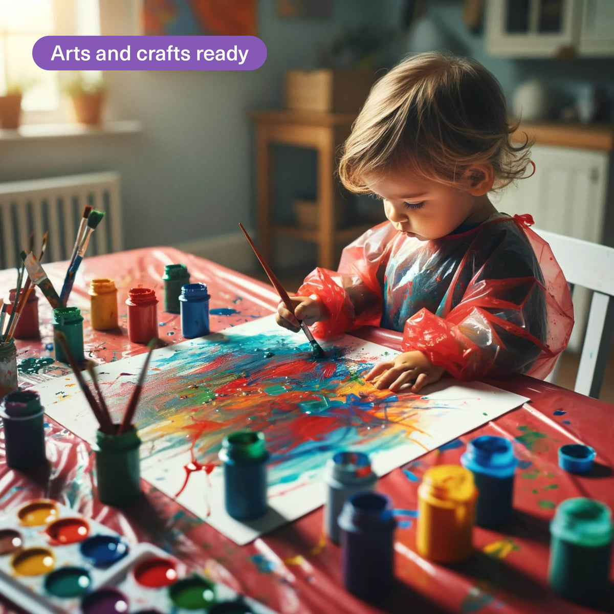 Plastic Paint Splash Mats Collection