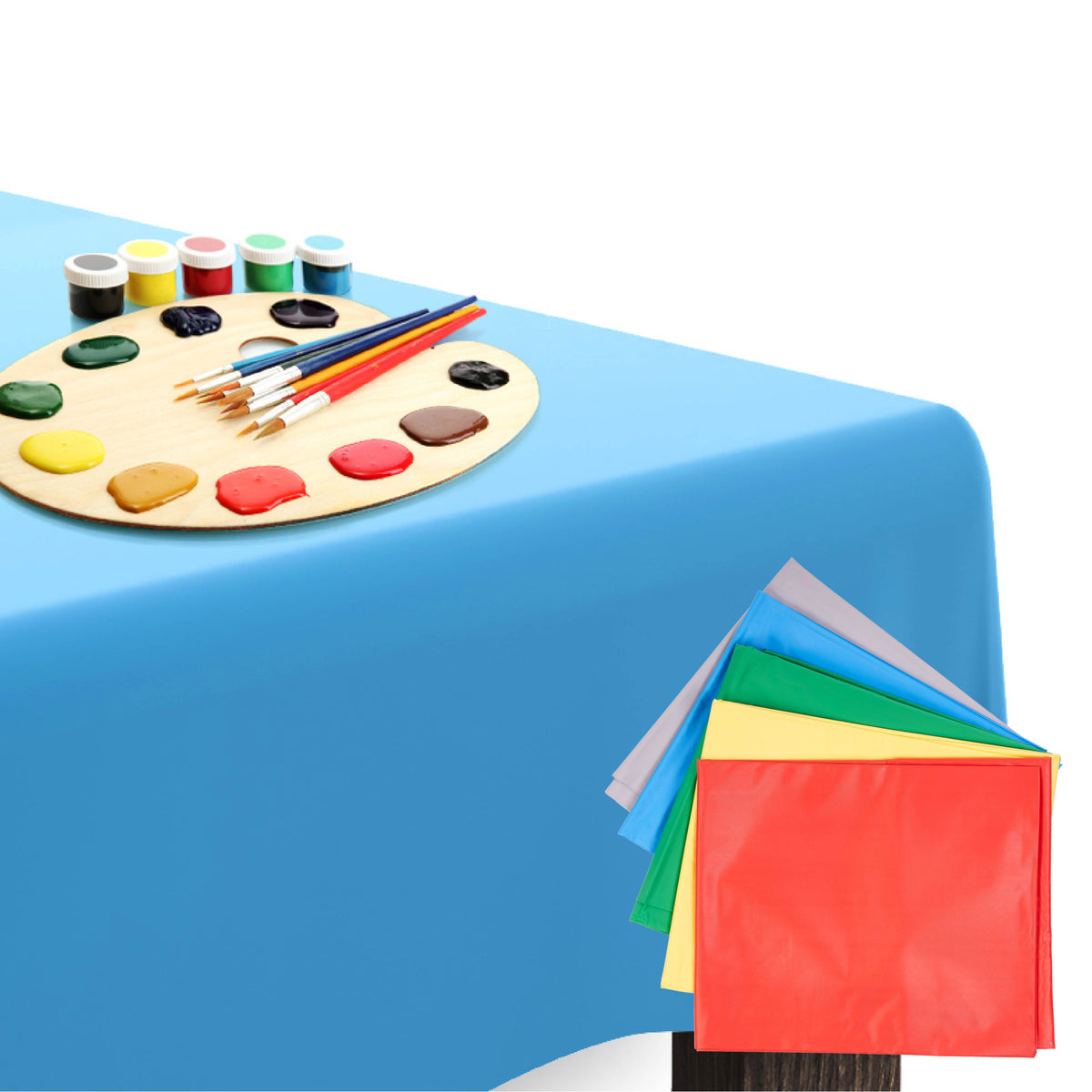 Plastic Paint Splash Mats Collection