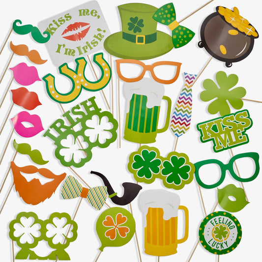 St Patrick's Day Photo Booth Props Collection