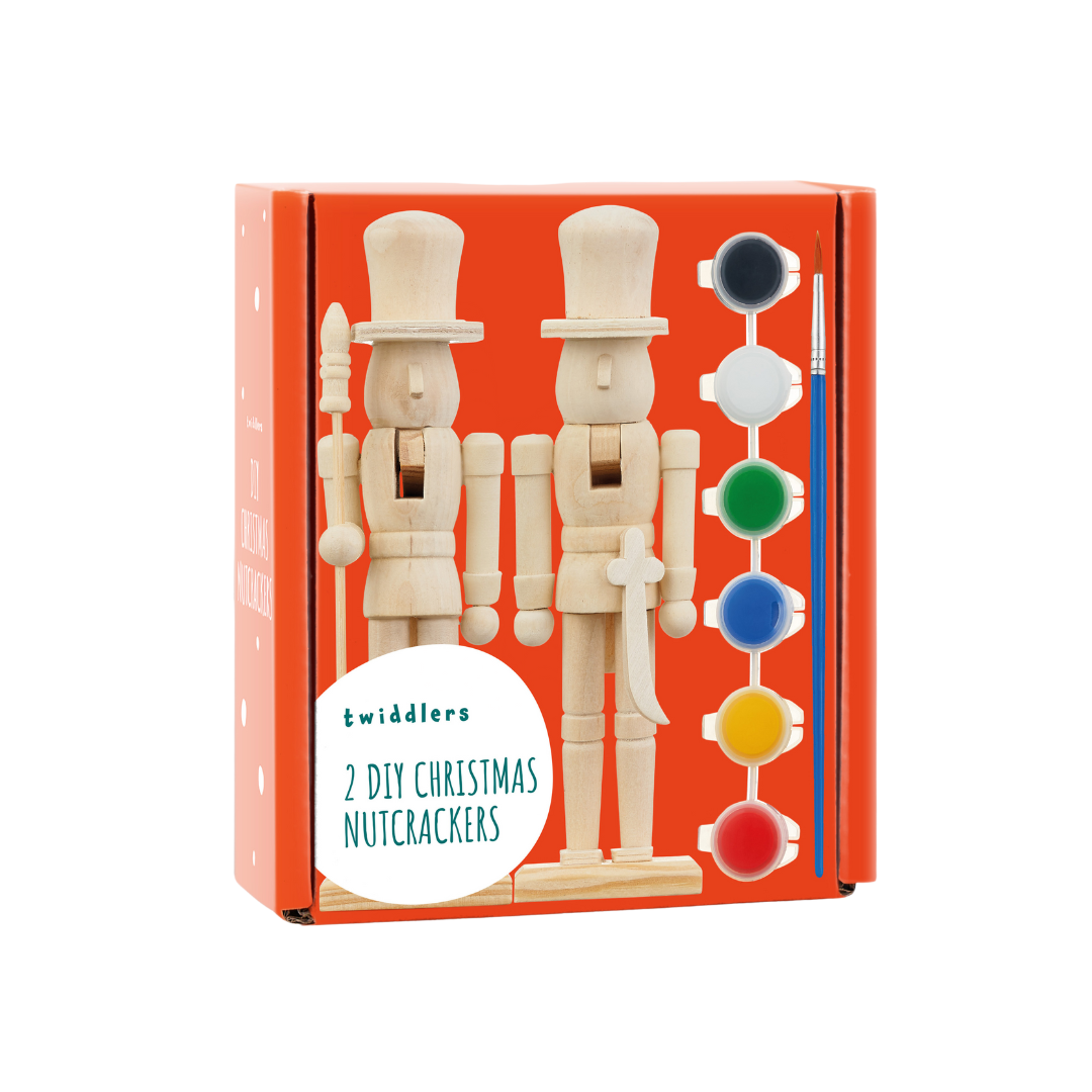 Christmas Wooden Nutcrackers Paint Set Collection