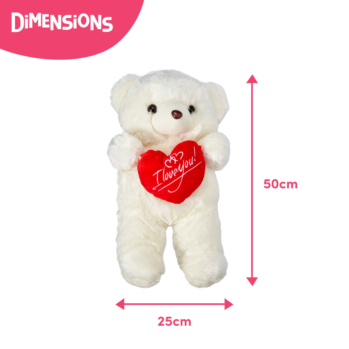 I Love You Valentines Teddy Bear – Large