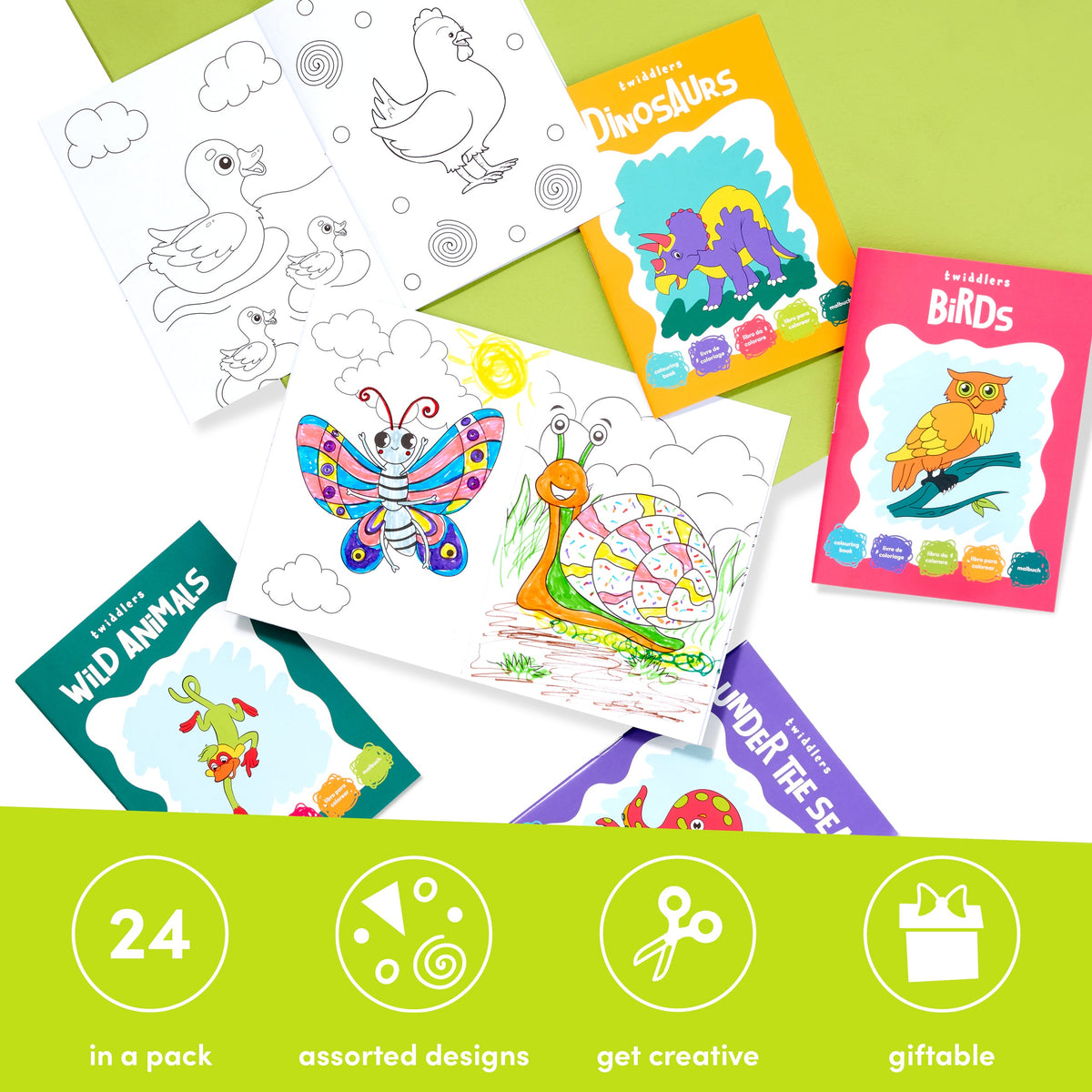 Wildlife Colouring Activity Books – Mini